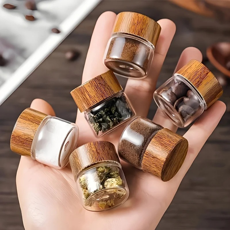 Coffee Tea Creamer - Mini Pote de Vidro Hermético para