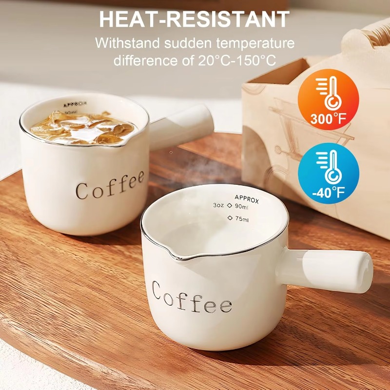 Coffee Tea Creamer - Mini xícara de café de cerâmica
