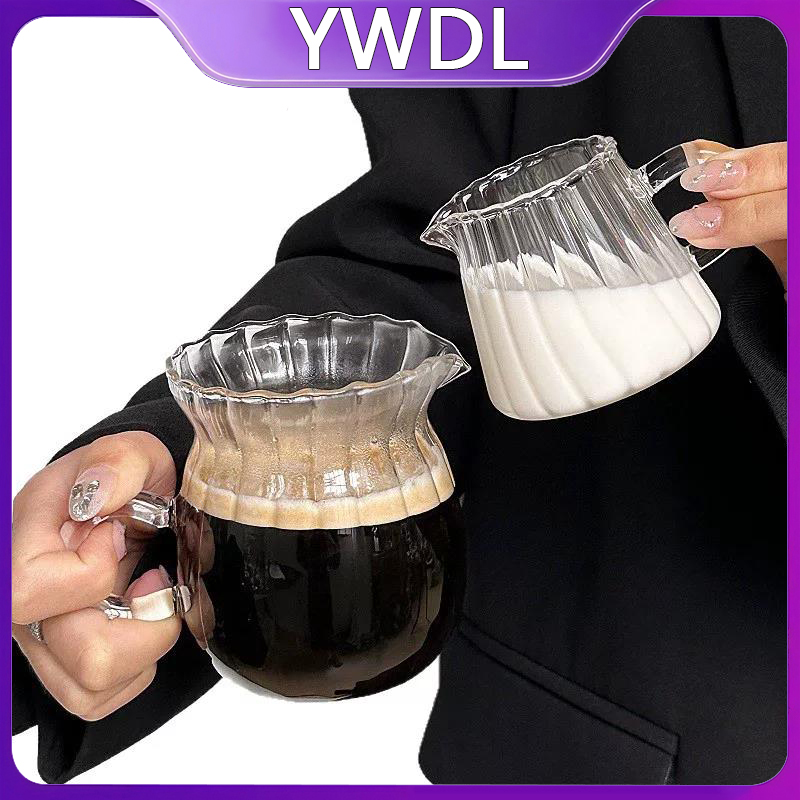 Coffee Tea Creamer - Jarra de Leite de Vidro Borossilicato