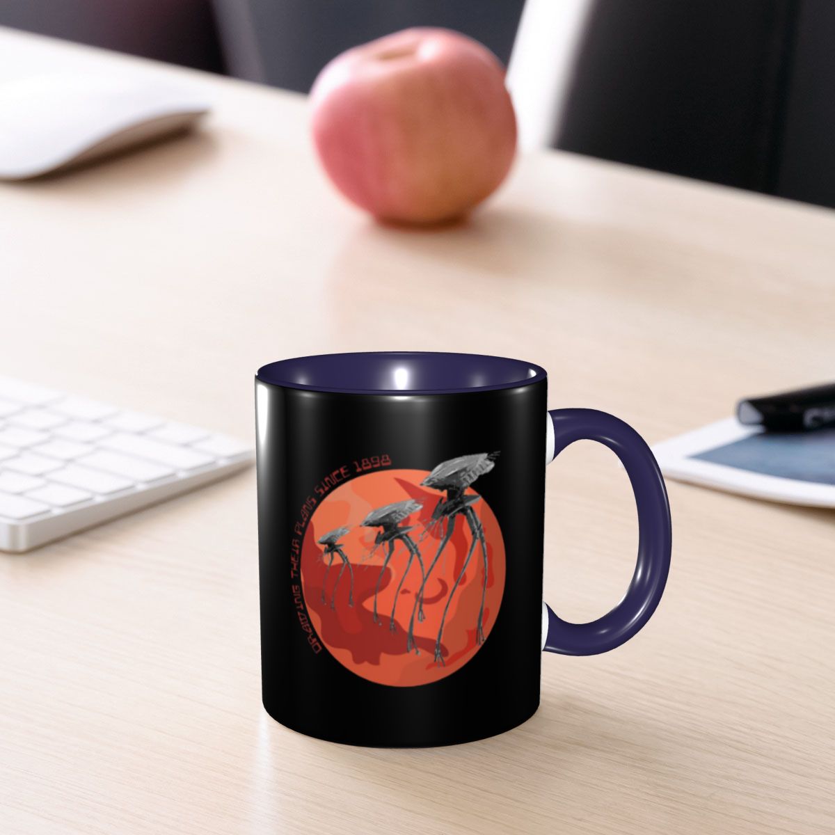 Coffee Tea Drawing - Caneca Engraçada de Cerâmica 