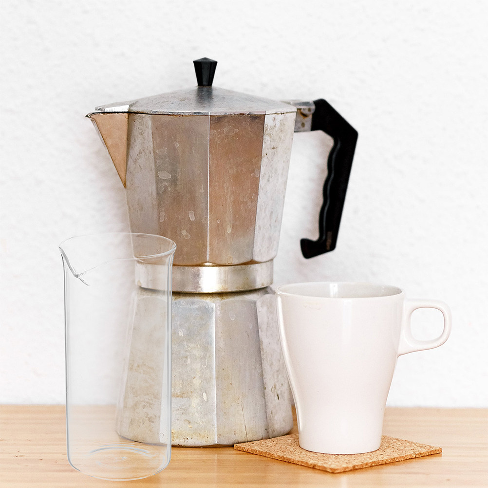 Coffee Tea Press - Copo de Vidro Transparente para Prensa