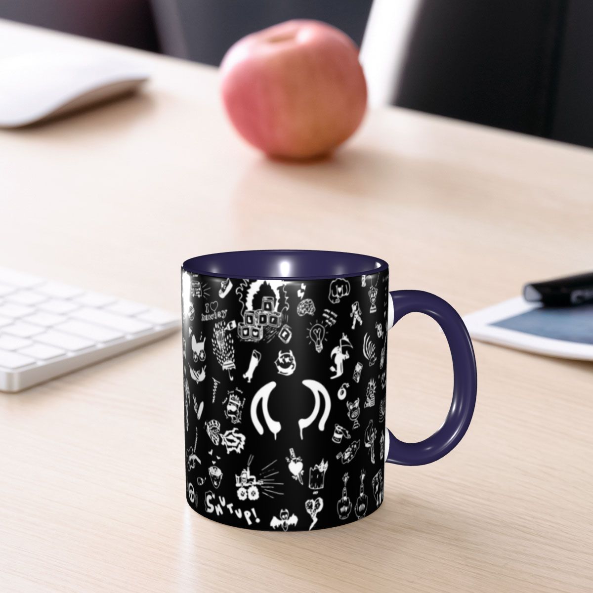 Caneca de Cerâmica Engraçada c - Coffee Tea Drawing avaliação e preço