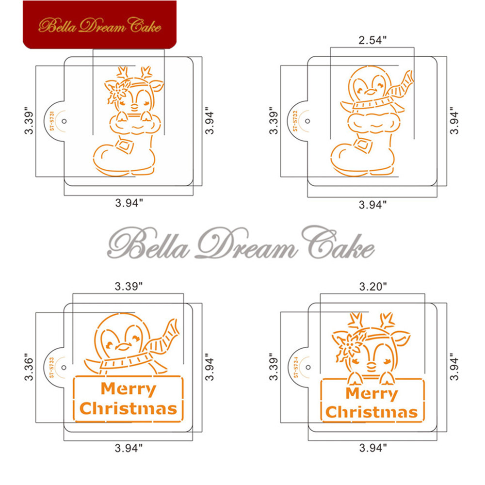 Cookies Stencil Template para  - Coffee Stencil Art avaliação e preço