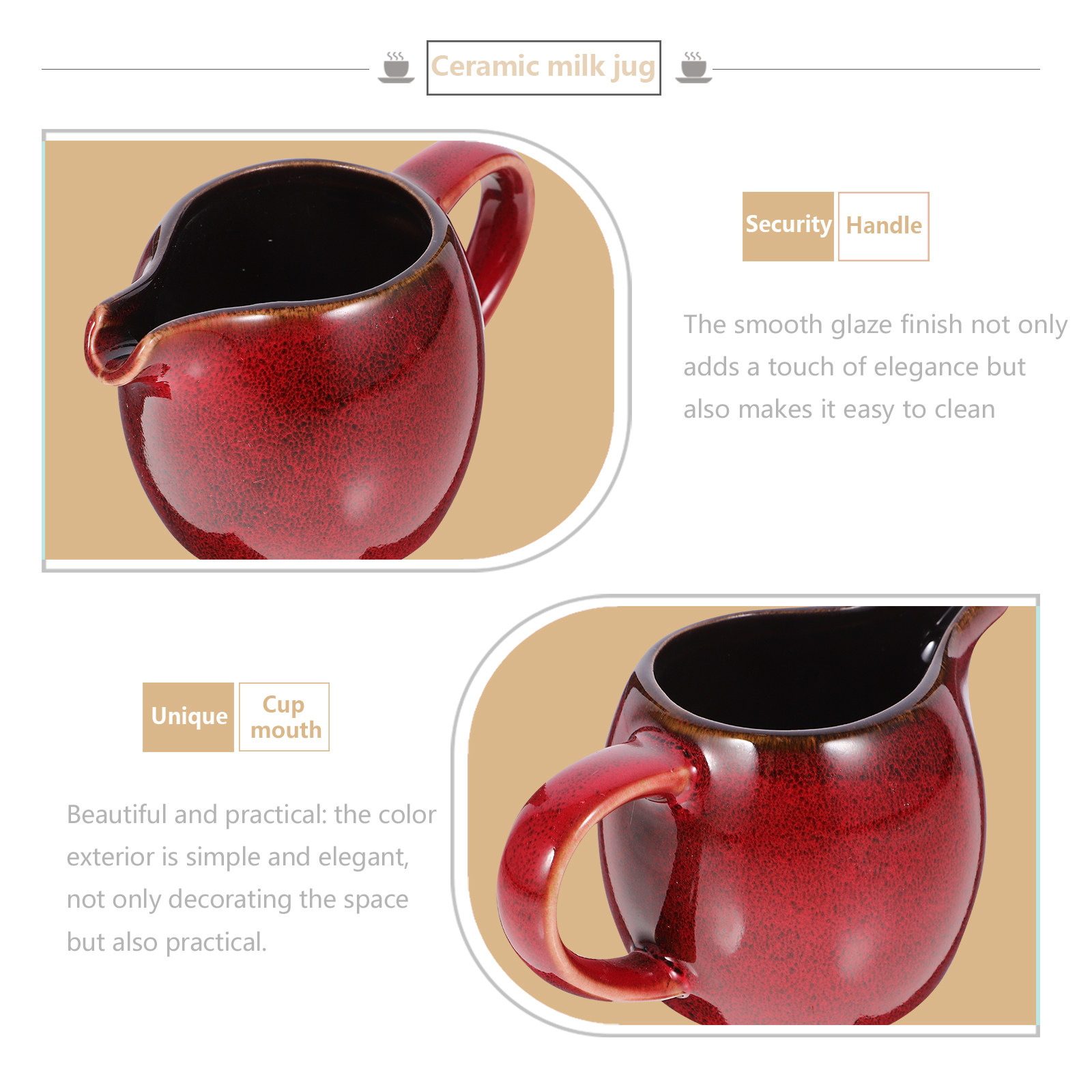 Jarro de Cerâmica para Creme c - Coffee Tea Creamer avaliação e preço