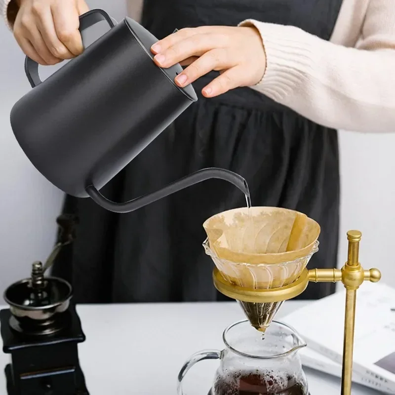 Chaleira de gotejamento de aço - Coffee Tea Pot avaliação e preço
