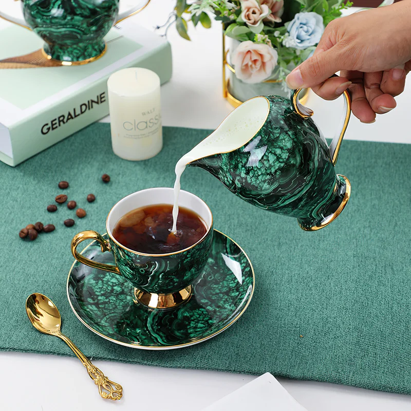 Bone China Bule Drinkware, Gre - Coffee Tea Creamer avaliação e preço