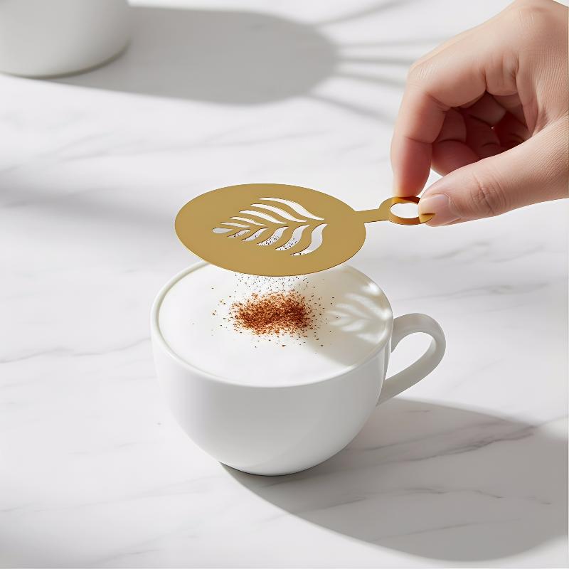 Conjunto de 4 Estênceis de Aço - Coffee Stencil Art avaliação e preço