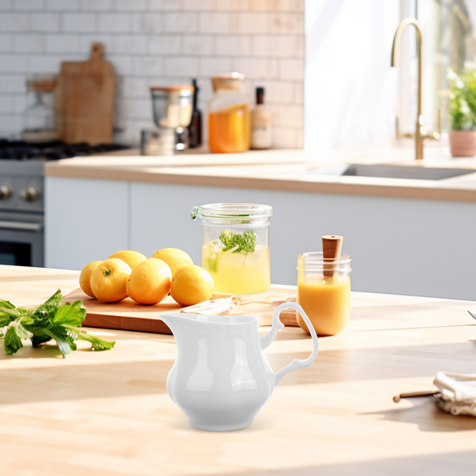 Jarro de Leite de Porcelana Fi - Coffee Tea Creamer avaliação e preço