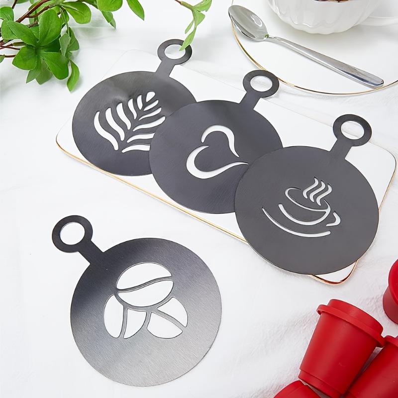 Conjunto de 4 Peças de Estênce - Coffee Stencil Art avaliação e preço