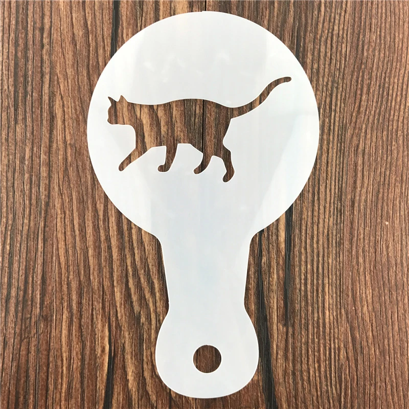 5 pçs diy café latte arte estê - Coffee Stencil Art avaliação e preço
