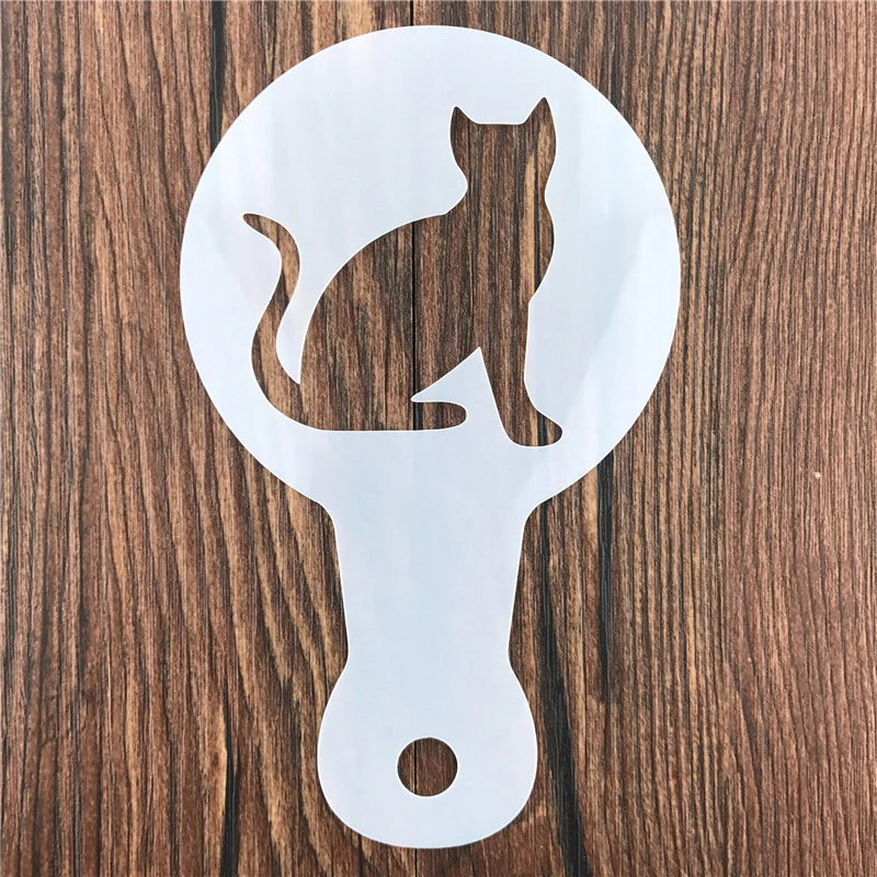 5 pçs diy café latte arte estê - Coffee Stencil Art avaliação e preço