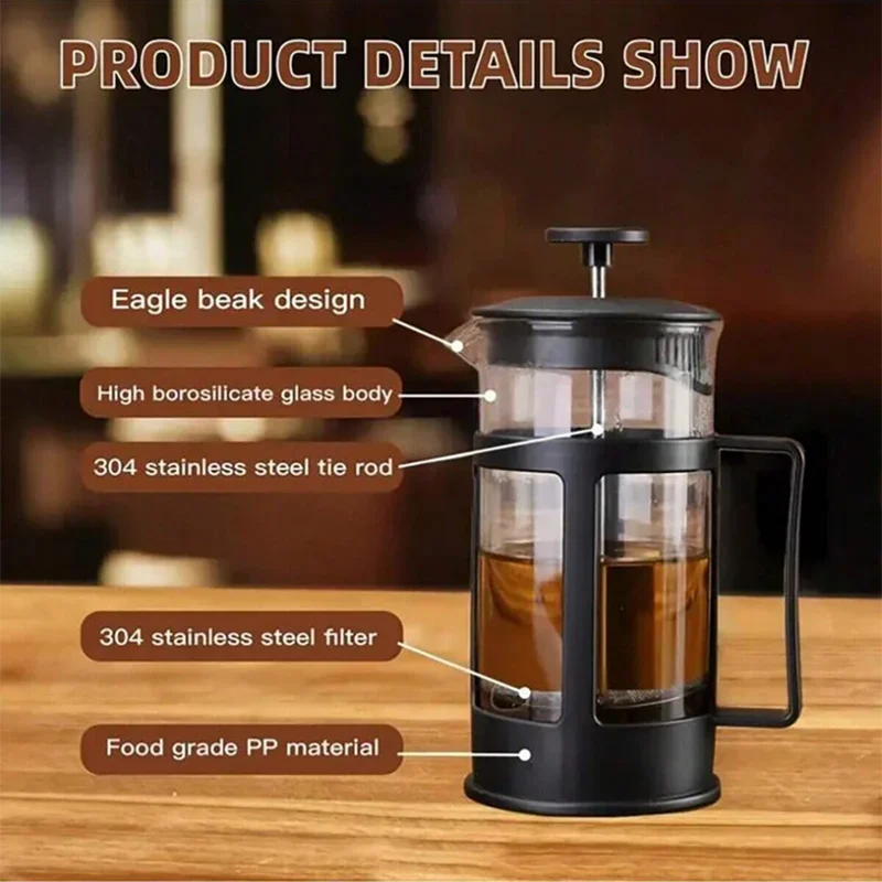 Pote de café francês com filtr - Coffee Tea Press avaliação e preço
