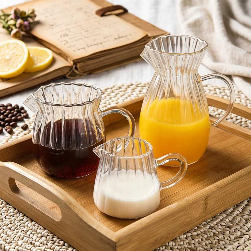 Jarra de Leite de Vidro Boross - Coffee Tea Creamer avaliação e preço
