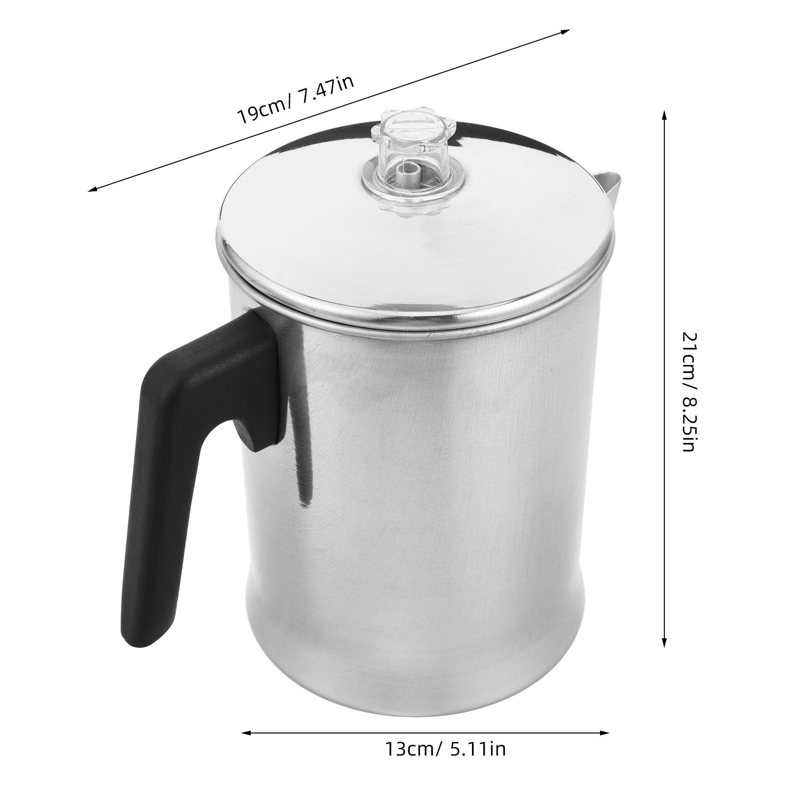 Cafeteira de Alumínio 1.8L Por - Coffee Tea Pot avaliação e preço