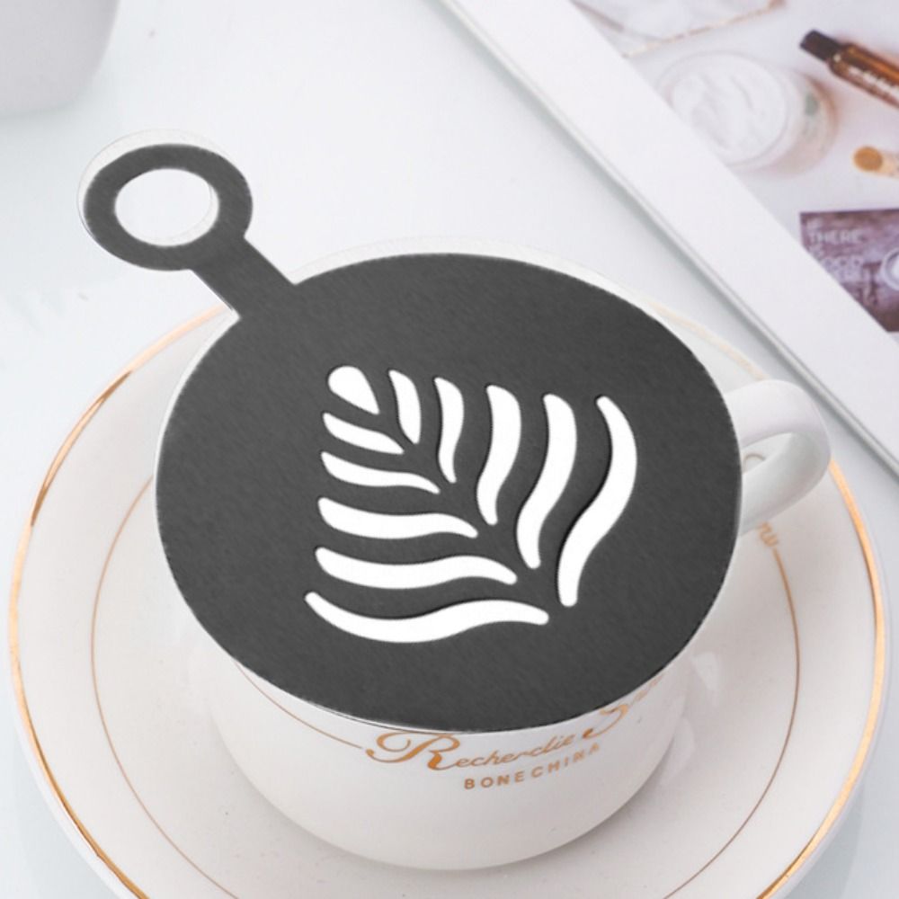 Conjunto de 4 Moldes de Café L - Coffee Stencil Art avaliação e preço