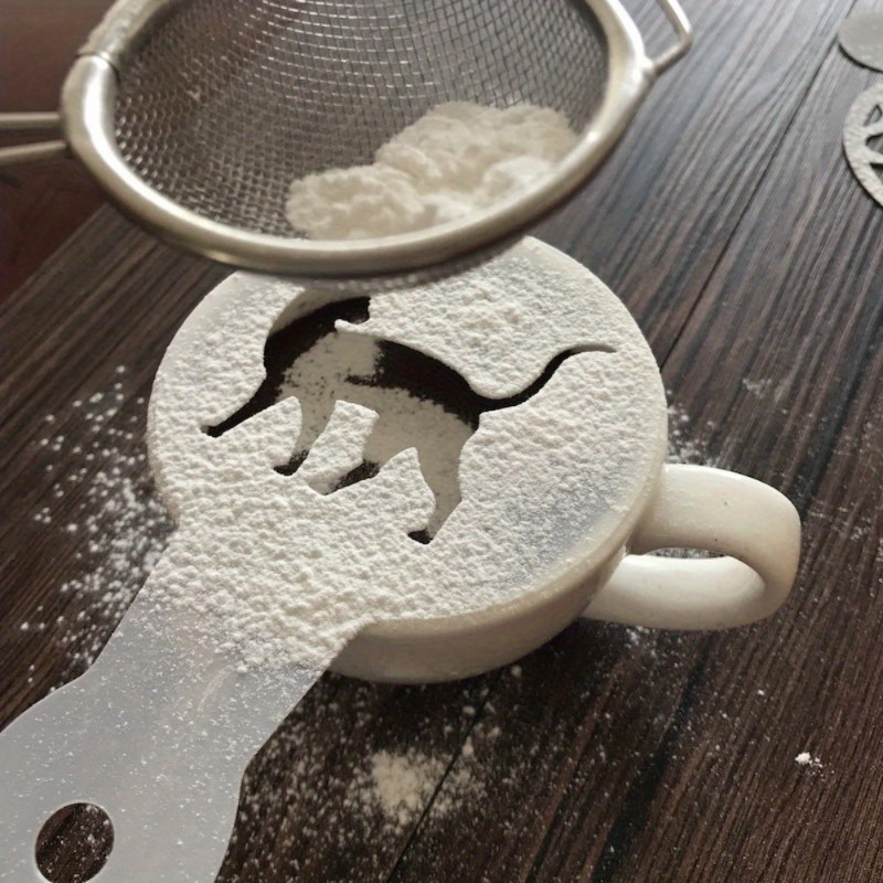 Profissional diy latte arte es - Coffee Stencil Art avaliação e preço