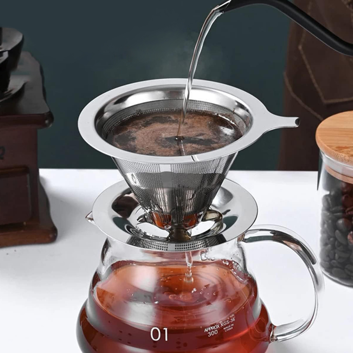 Suporte para filtro de café re - Dispenser Coffee And Tea avaliação e preço