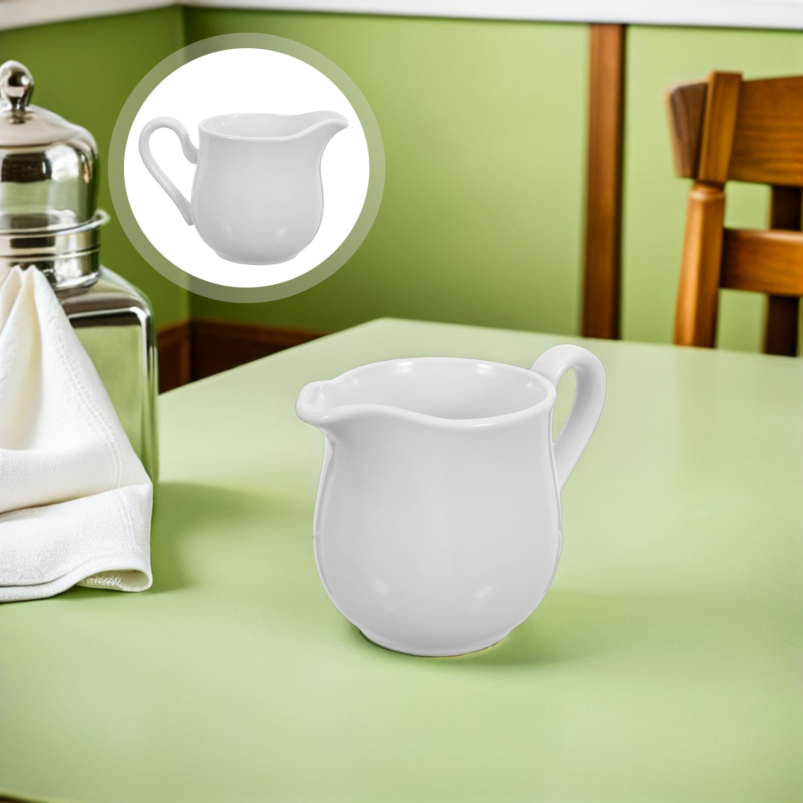 Jarro de Cerâmica Pequeno de 3 - Coffee Tea Creamer avaliação e preço
